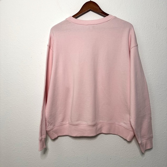 Wildfox Graphic Crewneck "Brunch Club Everyday" pink Sweatshirt size L NWT - Picture 6 of 9